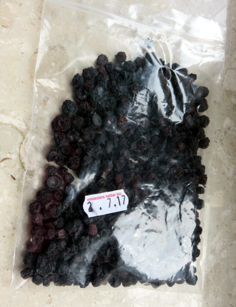 70g getr. Heidelbeeren